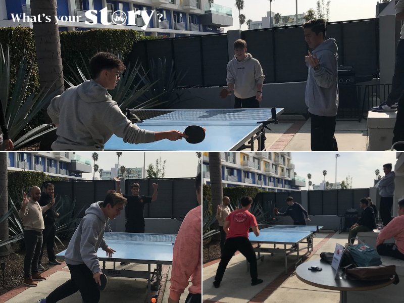 洛杉矶语言中心乒乓球赛